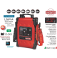 Avviatore di emergenza batteria litio per auto professionale portatile 12V 24V