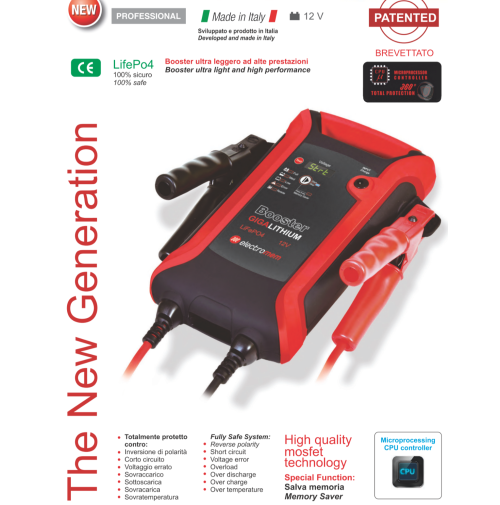 Avviatore emergenza batteria litio auto professionale Booster portatile 12V