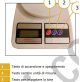 Bilancia pesa digitale elettrica elettronica 5 kg a batteria cucina ufficio