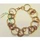 Bracciale Braccialetto Elastico da donna con Maglia ad Anelli  Valore 80 €