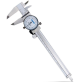 CALIBRO ANALOGICO CON OROLOGIO COMPARATORE ACCUD 150 MM ACCIAIO INOX 0,01MM 