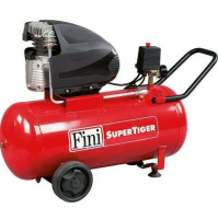 COMPRESSORE ARIA COMPRESSA ELETTRICO PORTATILE 50 LITRI LT 2HP 10BAR LUBRIFICATO