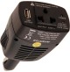 CONVERTITORE DI CORRENTE INVERTER TRASFORMATORE TENSIONE 12V 110V 230V 60W USB