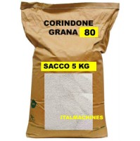 CORINDONE BIANCO PER SABBIATRICE GRANIGLIA GRANA 80 SABBIATURA SACCO PROVA 5 KG