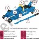 CRIC IDRAULICO A CARRELLO RIBASSATO IN ACCIAIO 2 TON 2000 KG 90 ÷ 385 mm CRICK