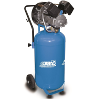 Compressore verticale aria 50 LT Abac portatile lubrificato bicilindrico 230V