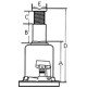 Cric oleodinamico idraulico a bottiglia 10 T Ton martinetto sollevatore auto