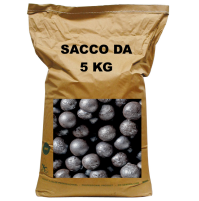 GRANIGLIA MINI SACCO 5 KG SFERE DI ACCIAIO PER SABBIATRICE PALLINATURA  