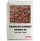 GRANIGLIA SACCO 25 KG GARNET GRANATO 80 PER SABBIATRICE SABBIATURA E WATER JET