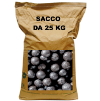 GRANIGLIA SACCO 25 KG SFERE DI ACCIAIO PER SABBIATRICE PALLINARE PALLINATURA  