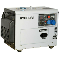 Generatore di corrente diesel 6,3 kw HYUNDAI gruppo elettrogeno silenziato 230V