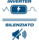 Generatore di corrente inverter silenziato portatile a benzina 4T Hyundai 1,2 kw