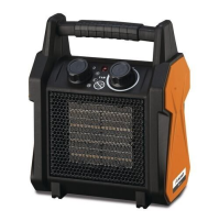 Generatore portatile di aria calda riscaldatore a ventola termoventilatore 2000W