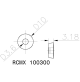 INSERTO RCMX 100300 TP200 INSERTI PER UTENSILI PER TORNITURA RIVESTITO TIN SECO