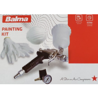 KIT per Verniciare Verniciatura BALMA aerografo regolatore pressione compressore