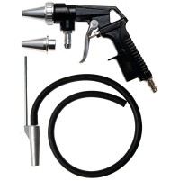 Kit sabbiatura pistola per sabbiatrice pneumatica aria compressa accessori BGS