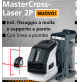 LIVELLA INCLINOMETRO AUTOLIVELLANTE A CROCE LASER PIOMBO BOLLA TRACCIATORE CROSS