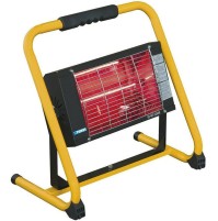 Lampada Stufa Riscaldatore elettrico raggi infrarossi supporto pavimento 1300w