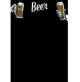 Lavagna adesiva da parete mobile bar ristorante enoteca pub 47x67 cm Birra Beer