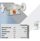 MOLA PULITRICE LUCIDATRICE PROFESSIONALE DA BANCO DOPPIA PER METALLI 230V POLISH