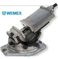 MORSA BASE GIREVOLE INCLINABILE WEMEX GANASCIA 100 MM APERTURA PER TRAPANO FRESA