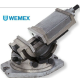 MORSA CON BASE GIREVOLE INCLINABILE WEMEX GANASCIA 160 MM TRAPANO FRESA FRESARE 