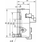 Mandrino autocentrante di precisione 500 mm a 3 griffe reversibili per tornio