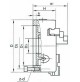 Mandrino autocentrante di precisione per tornio Fervi 160 mm 3 + 3 griffe chiave