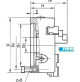 Mandrino autocentrante di precisione per tornio Fervi 250 mm 3+3+3 griffe tenere
