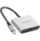 Mediacom MD-C308 Convertitore Da Usb-C A Hdmi Plus Vga Convertitore Usb