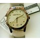 OROLOGIO BEIGE DA POLSO DONNA UOMO ACCIAIO ZOPPINI CINTURINO PELLE UNISEX MODA