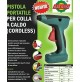 PISTOLA PORTATILE COLLA A CALDO BATTERIA RICARICABILE ASTURO CORDLESS LED USB 