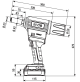 Rivettatrice elettrica a batteria professionale rivetti alluminio acciaio Rivit