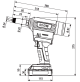 Rivettatrice elettrica a batteria professionale rivetti alluminio acciaio Rivit