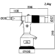 Rivettatrice oleopneumatica ad aria per inserti filettati Rivit RIV998 M3 - M12