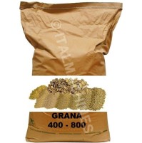 SACCO 5 KG GRANIGLIA VEGETALE PER SABBIATRICE 400 - 800 SABBIATURA PROFESSIONALE