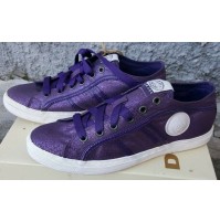 SCARPA SCARPE SPORTIVE DA DONNA DIESEL SNEAKERS IN TELA VIOLA N. 40