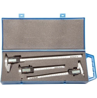 SET 3 CALIBRI DIGITALI CALIBRO DIGITALE BORLETTI ACCIAIO INOX MM 150 200 300