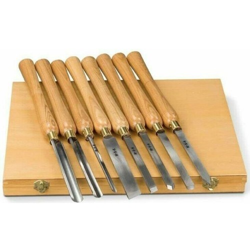 SET SERIE 3 SGORBIE SGORBIA PER TORNIO LEGNO SCALPELLI PROFESSIONALI  TORNITURA