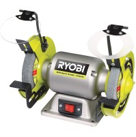 SMERIGLIATRICE LEVIGATRICE MOLA LEVIGATRICE DA BANCO RYOBI A DOPPIO DISCO 150 MM