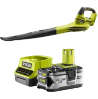 SOFFIATORE ELETTRICO CORDLESS COMPATTO A BATTERIA AL LITIO 18V 4.0 AH RYOBI 