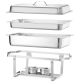 Scaldavivande scalda vivande chafing dish acciaio inox hotel ristorante buffet