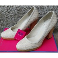 Scarpe Scarpa da Donna Tacco alto ONLY PINK 84236 BEIGE N. 36 decollete 