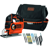 Sega alternativa seghetto alternativo Black & Decker per legno accessori borsa 