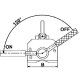 Sollevatore magnetico a magneti permanenti neodimio sollevamento 300 600 1000 kg