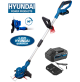 TAGLIABORDI ELETTRICO TAGLIA BORDI BORDATORE DECESPUGLIATORE A BATTERIA HYUNDAI