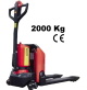 Transpallet elettrico sollevatore semovente a trazione batteria litio 2000 kg 2T