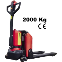 Transpallet elettrico sollevatore semovente a trazione batteria litio 2000 kg 2T