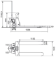 Transpallet sollevatore pesatore 2000 kg traspallet bilancia pesa con stampante