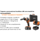 Trapano elettrico avvitatore a batteria percussione BRUSHLESS 18V LITIO AEG 5 Ah